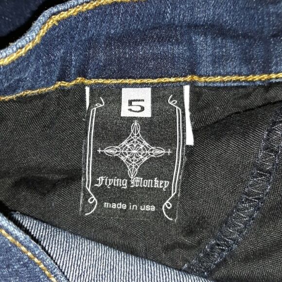 Flying Monkey Low Rise Boot Cut Jeans USA Made 5‎ - Picture 5 of 6